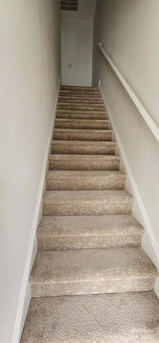 view of stairs