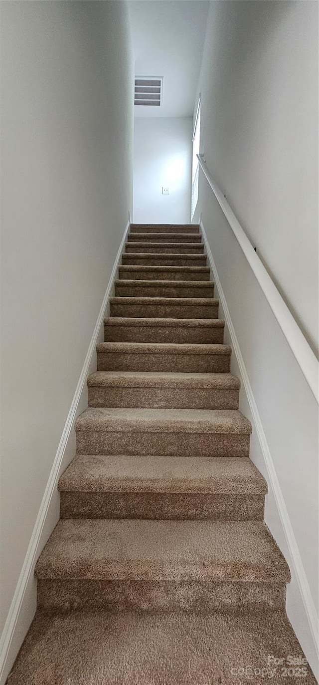 view of staircase