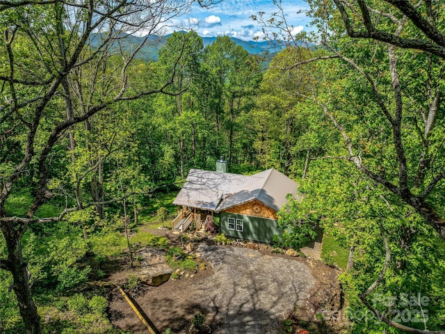 1846 Utah Mountain Rd, Waynesville, NC 28785 - view of subject property featuring a forest