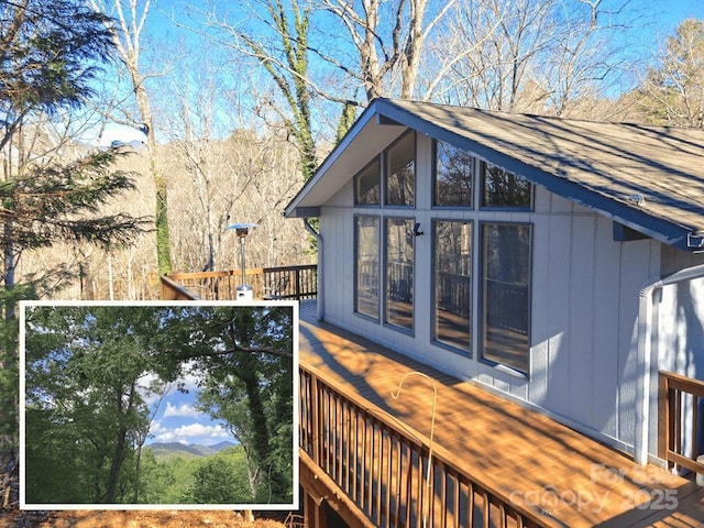 202 Otto Heights Rd, Franklin, NC 28734 - view of deck