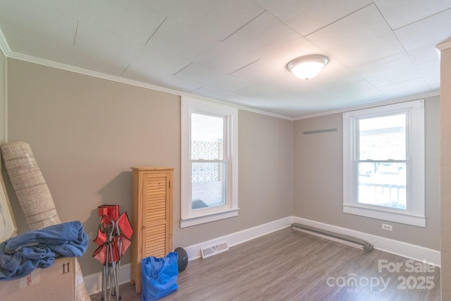28782 Canton Rd Unit A, Albemarle, NC 28001 - interior space with wood finished floors, ornamental molding, and baseboards