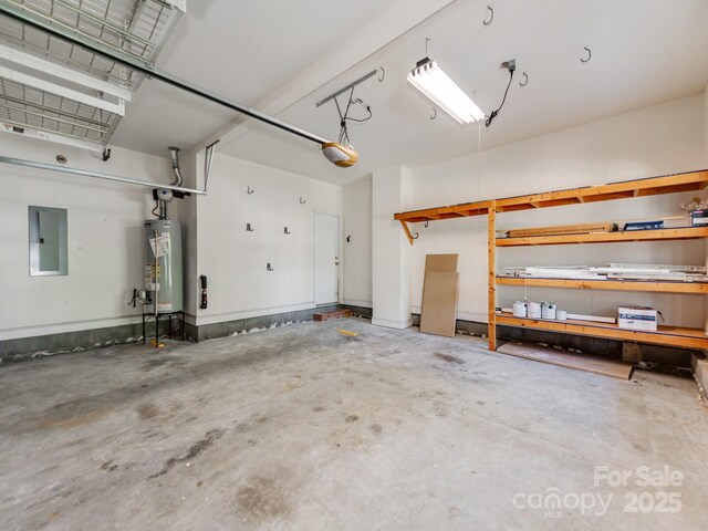 533 Montgrove Pl NW, Concord, NC 28027 - garage with gas water heater and electric panel