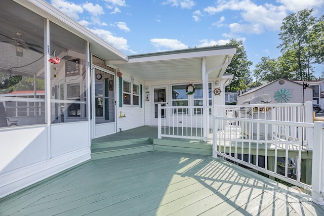 125 Maple St, New London, NC 28127 - view of deck
