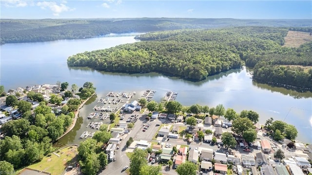 125 Maple St, New London, NC 28127 - bird's eye view of a forest and a large body of water