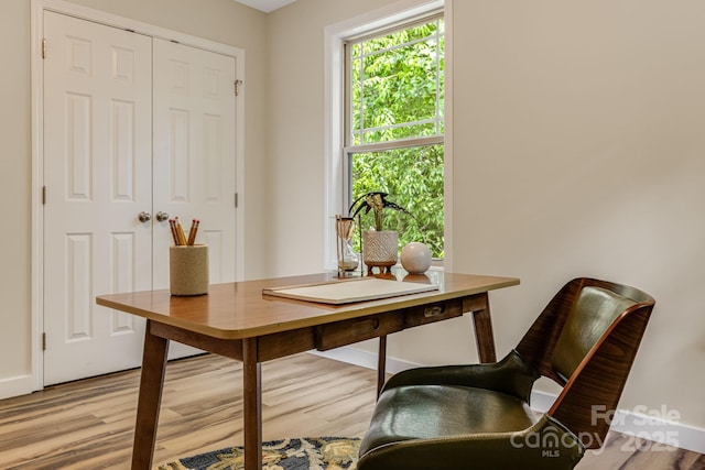 10 Coral Berry Dr, Candler, NC 28715 - office area featuring light wood-type flooring