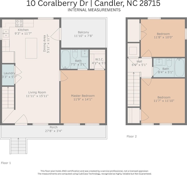 10 Coral Berry Dr, Candler, NC 28715 - room layout