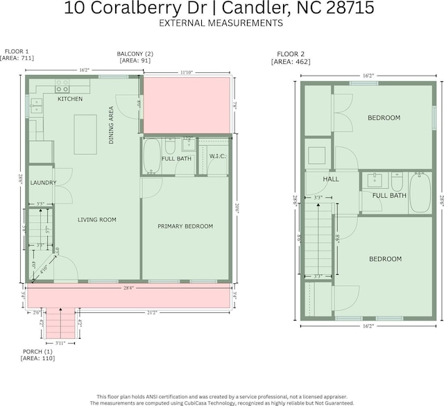 10 Coral Berry Dr, Candler, NC 28715 - floor plan / room layout