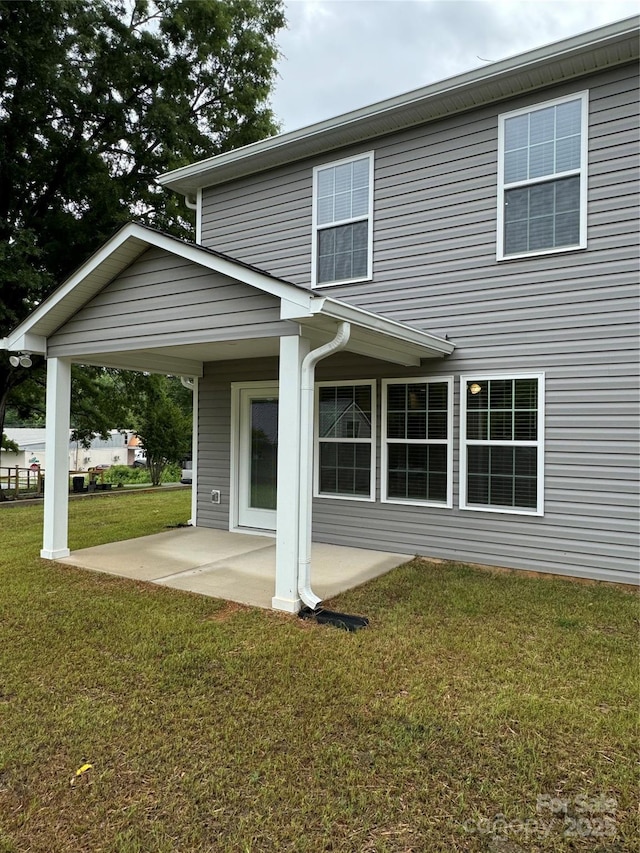 2012 Crown Point Dr Unit A, Albemarle, NC 28001 - back of house featuring a patio area and a yard