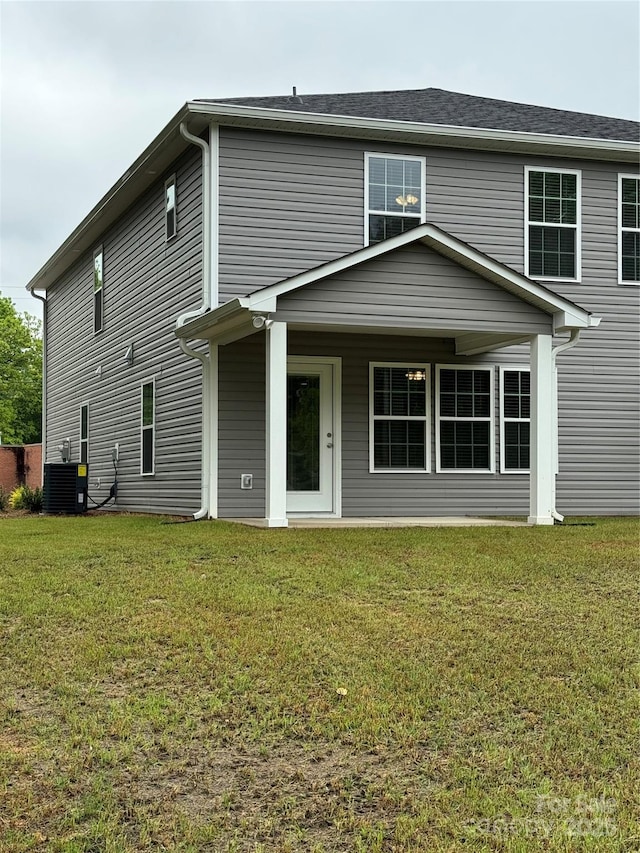 2012 Crown Point Dr Unit A, Albemarle, NC 28001 - view of front facade featuring a front lawn and central air condition unit