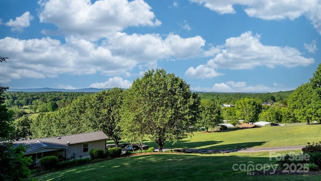 2930 Clarks Chapel Rd, Lenoir, NC 28645 - view of mountain backdrop with a heavily wooded area