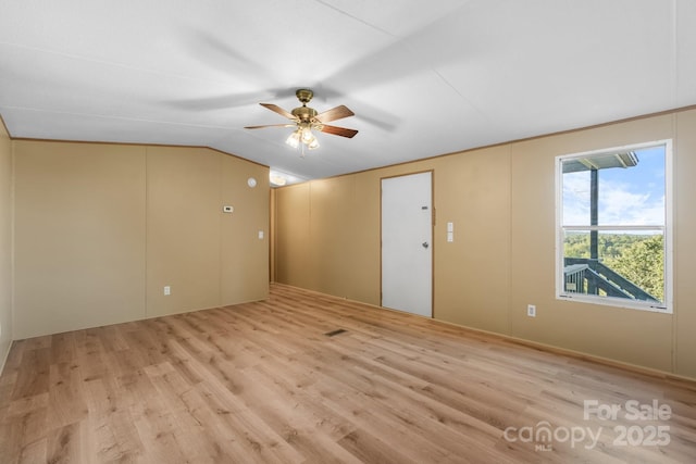 2930 Clarks Chapel Rd, Lenoir, NC 28645 - additional living space featuring ceiling fan, wood finished floors, and lofted ceiling