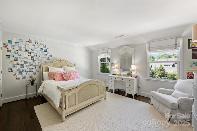 5806 Bentway Dr, Charlotte, NC 28226 - bedroom featuring wood finished floors and baseboards