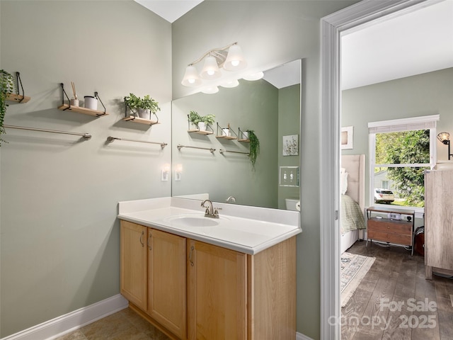 4 Greene Ln, Fletcher, NC 28732 - ensuite bathroom featuring vanity and wood finished floors