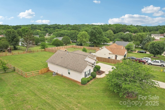 view of subject property