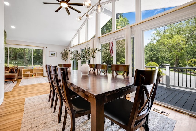 2044 Glenheath Dr, Hendersonville, NC 28791 - sunroom / solarium with vaulted ceiling