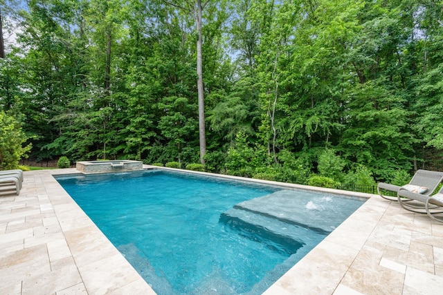 17416 Gillican Overlook Rd, Davidson, NC 28036 - view of pool featuring a patio and a pool with connected hot tub