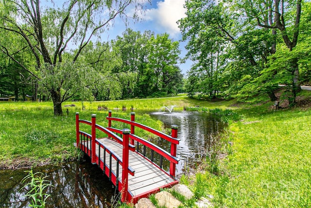 58 Great Aspen Way, Black Mountain, NC 28711 - dock area featuring a water view