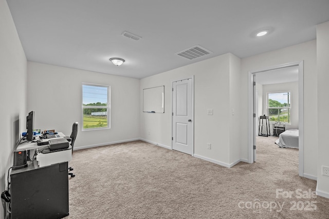5207 Maynard Hill Dr, Monroe, NC 28110 - unfurnished office with carpet flooring and baseboards