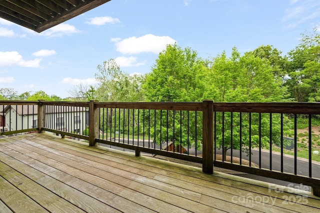 200 N Skyloft Dr Unit 2, Asheville, NC 28801 - view of wooden deck