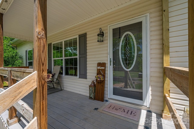 167 Brown Watterson Rd, Cherryville, NC 28021 - doorway to property with covered porch