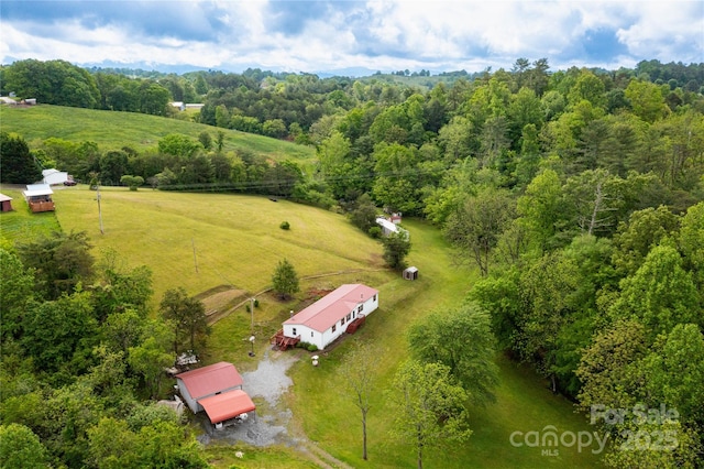 283 Grandview Dr Unit 1, Marshall, NC 28753 - aerial view of sparsely populated area featuring a pastoral area