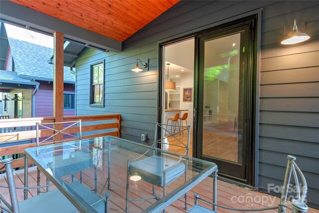 12 Waverly Rd, Asheville, NC 28803 - view of wooden deck