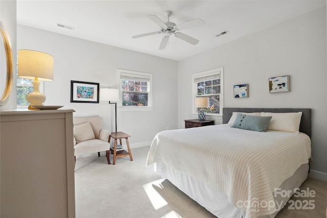 216 Saint Andrews Blvd, Campobello, SC 29322 - carpeted bedroom featuring baseboards and a ceiling fan