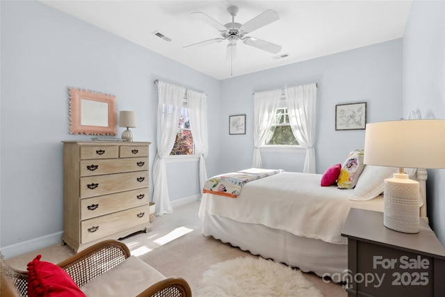 216 Saint Andrews Blvd, Campobello, SC 29322 - bedroom featuring light carpet and ceiling fan