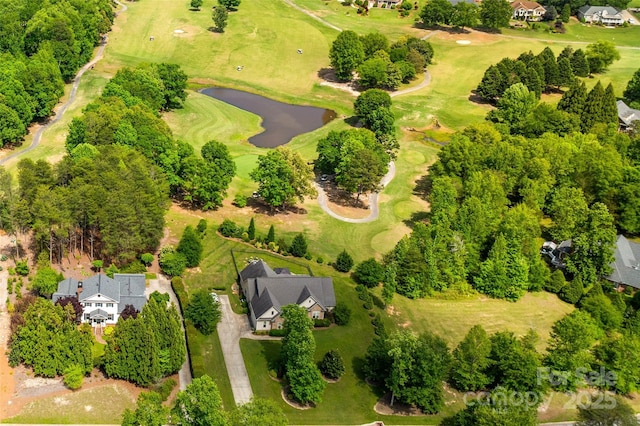 216 Saint Andrews Blvd, Campobello, SC 29322 - aerial perspective of suburban area featuring a large body of water and a local golf course