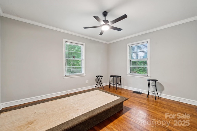 1917 Tom Sadler Rd, Charlotte, NC 28214 - bedroom featuring crown molding and wood finished floors