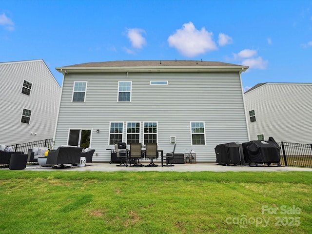 5581 Soft Shell Dr, Lancaster, SC 29720 - rear view of property featuring a patio