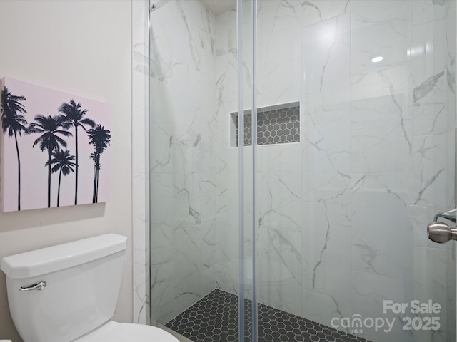 5581 Soft Shell Dr, Lancaster, SC 29720 - full bath with a stall shower and toilet