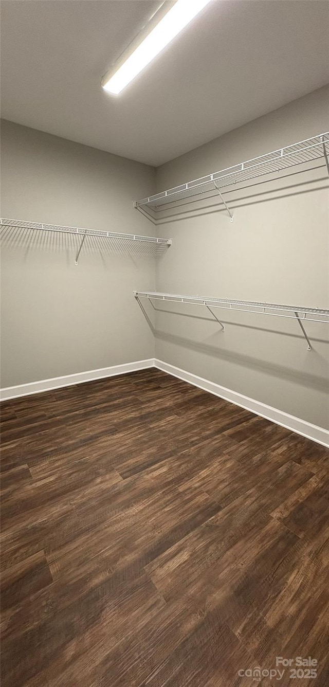 8222 Madison Ln, Hickory, NC 28602 - spacious closet featuring dark wood-style floors