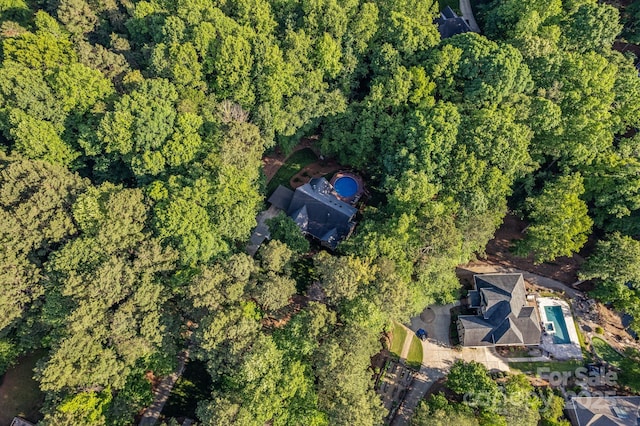 131 Sierra Woods Dr, Troutman, NC 28166 - aerial view of property's location featuring a heavily wooded area