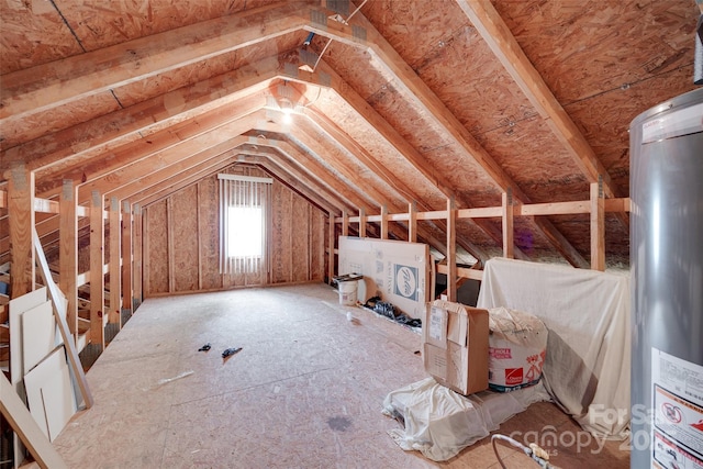 422 Garnet Ct, Fort Mill, SC 29708 - attic with gas water heater