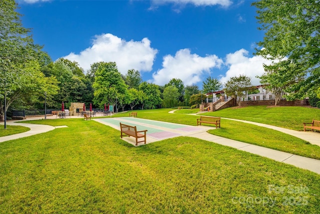 422 Garnet Ct, Fort Mill, SC 29708 - view of home's community featuring shuffleboard