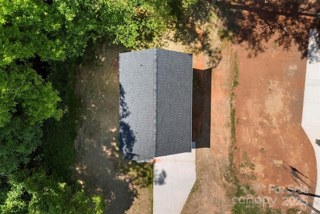 view from above of property