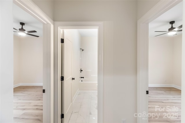 605 Stirewalt Rd, China Grove, NC 28023 - corridor featuring baseboards