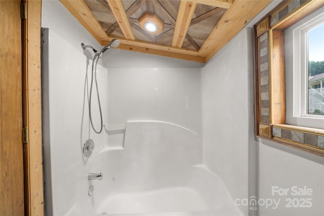 234 Snyder Farm Rd, Waynesville, NC 28786 - full bathroom featuring shower / bath combination