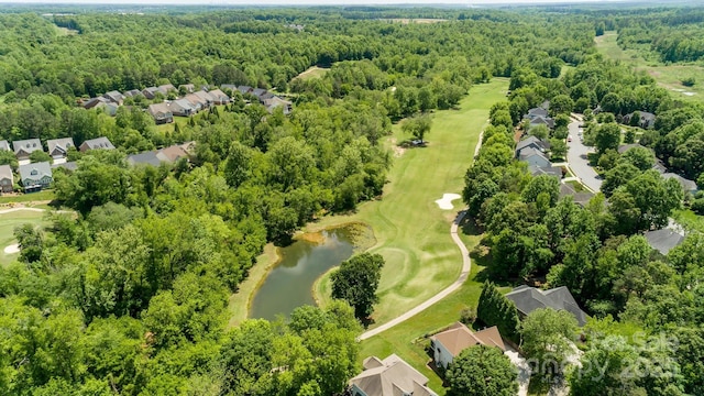 7245 Willow Brook Ct, Denver, NC 28037 - aerial view of residential area with a large body of water, a golf course, and a forest