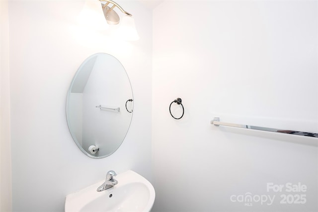 bathroom with a sink