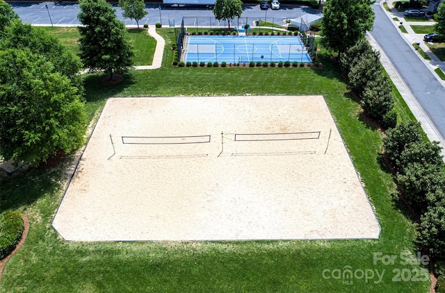 view of property's community with volleyball court