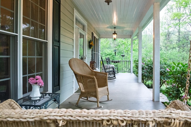 4398 Mud Puddle Ln, Lenoir, NC 28645 - view of patio with a porch