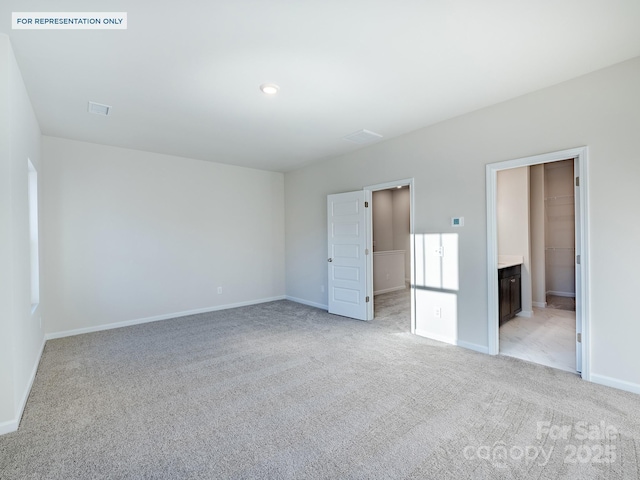 2535 Ruby Dixon Crossing Dr Unit 19, Gastonia, NC 28056 - unfurnished bedroom with a spacious closet, light carpet, and a closet