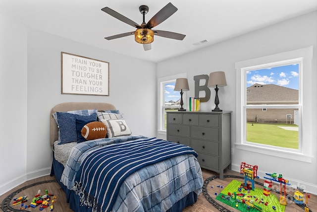 LOT101 Coppergate Dr, Salisbury, NC 28147 - bedroom featuring wood finished floors and a ceiling fan
