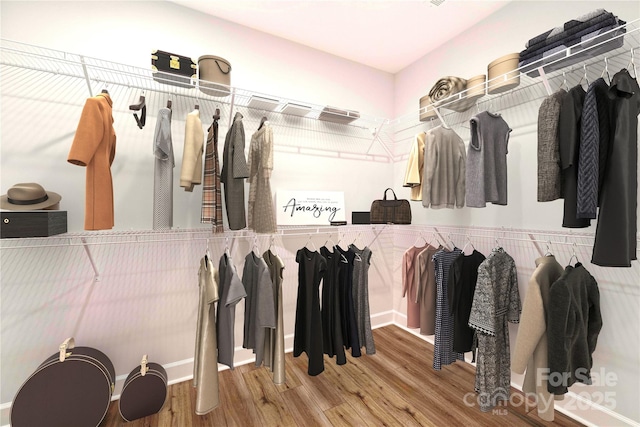 LOT101 Coppergate Dr, Salisbury, NC 28147 - walk in closet featuring wood finished floors