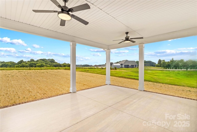 LOT101 Coppergate Dr, Salisbury, NC 28147 - view of patio / terrace featuring a ceiling fan
