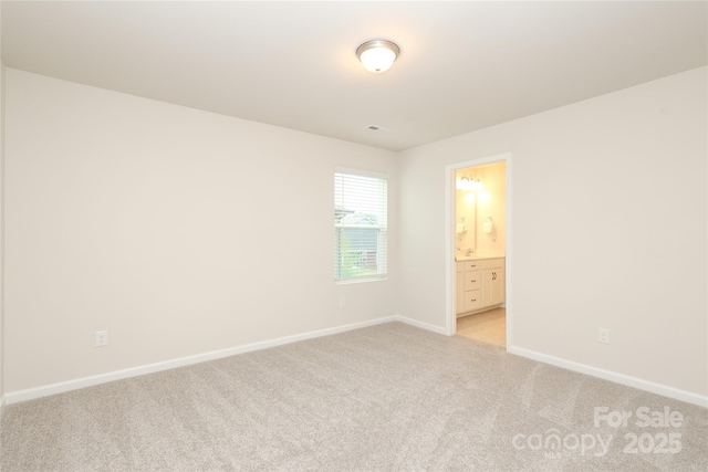 1119 Bellshill Dr, Indian Trail, NC 28079 - empty room with light carpet and baseboards