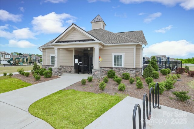1119 Bellshill Dr, Indian Trail, NC 28079 - view of building exterior featuring fence