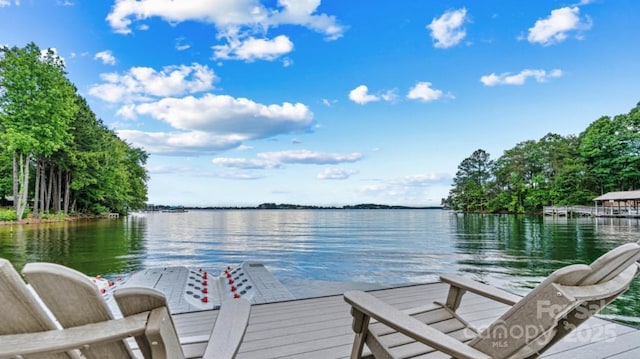 8218 Bright Water Ln, Denver, NC 28037 - dock area with a water view